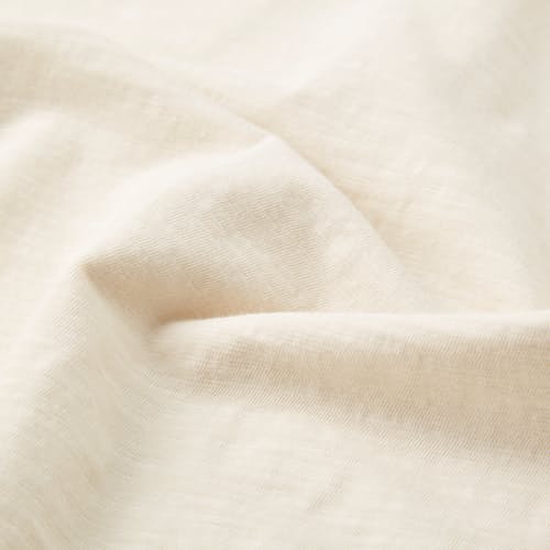 lifestyle image of Slub Curved Hem T-Shirt