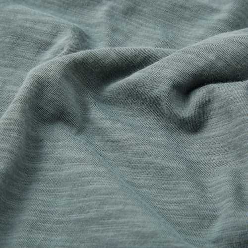 lifestyle image of Slub Curved Hem T-Shirt