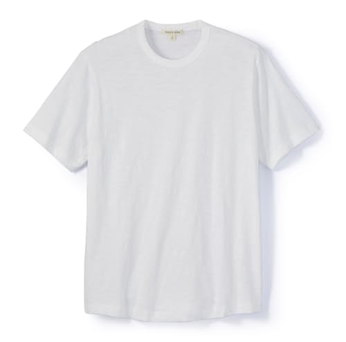 laydown image of Slub Curved Hem T-Shirt