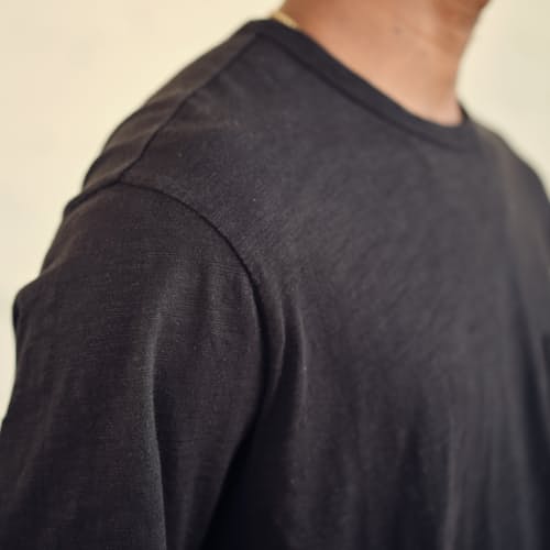 lifestyle image of Slub Pocket T-Shirt- Tall