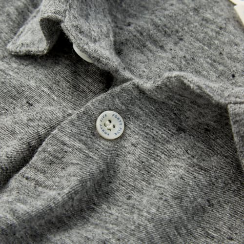 laydown image of Texture Polo Shirt