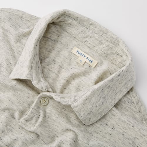 laydown image of Texture Polo Shirt
