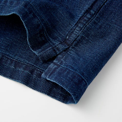 laydown image of Indigo Camp Overshirt