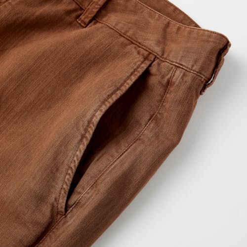 laydown image of 365 Cotton Linen Short - 7"