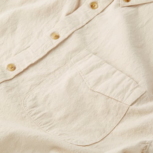 laydown image of Cotton Linen Shirt