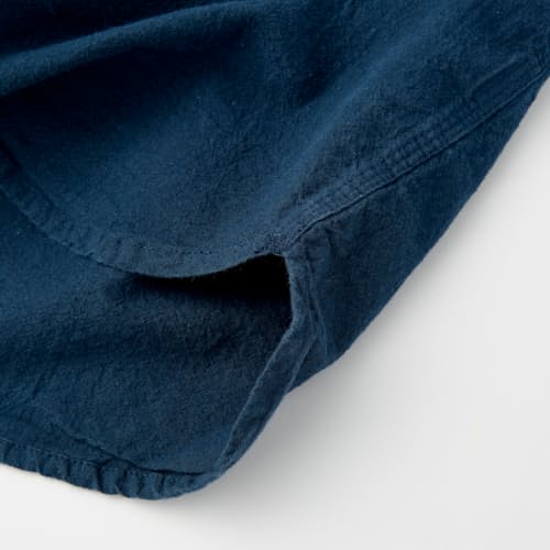 laydown image of Cotton Linen Short Sleeve Shirt