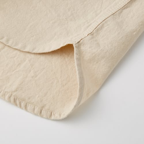 laydown image of Cotton Linen Short Sleeve Shirt