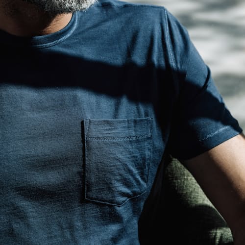 lifestyle image of 72-Hour Merino Pocket T-Shirt