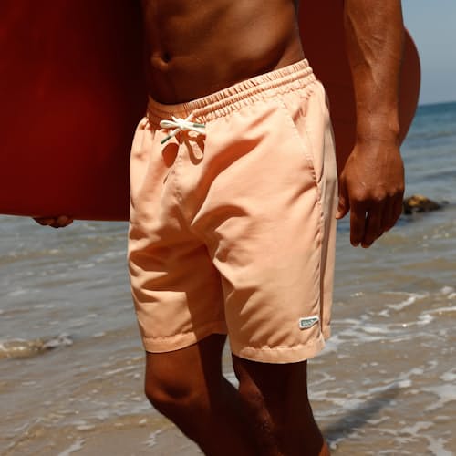 laydown image of Recycled Swim Trunks