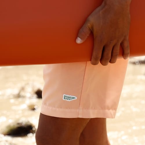 laydown image of Recycled Swim Trunks