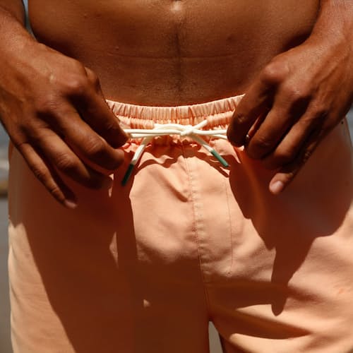 laydown image of Recycled Swim Trunks