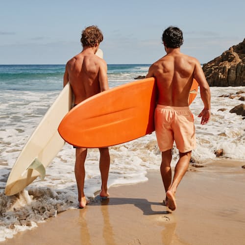 laydown image of Recycled Swim Trunks