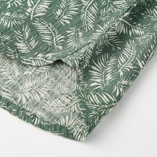 laydown image of Crinkle Cotton Easy Short Sleeve Shirt