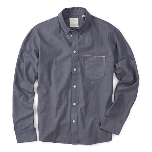 laydown image of MSL Pocket Long Sleeve Shirt