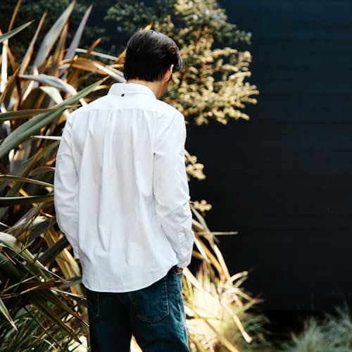 lifestyle image of MSL Pocket Long Sleeve Shirt
