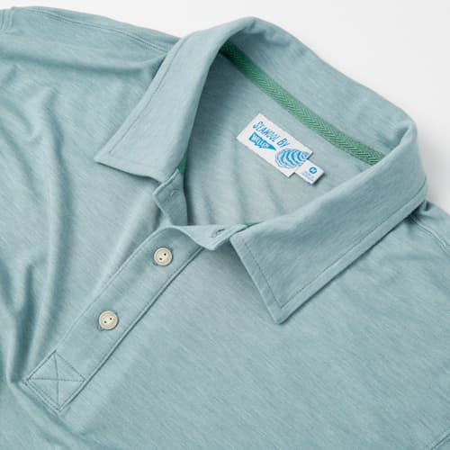 laydown image of Seawool Polo Shirt