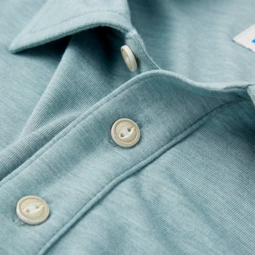 laydown image of Seawool Polo Shirt