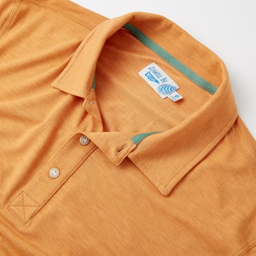laydown image of Seawool Polo Shirt
