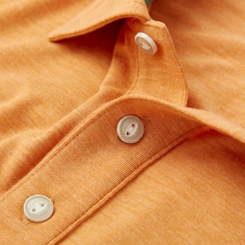 laydown image of Seawool Polo Shirt