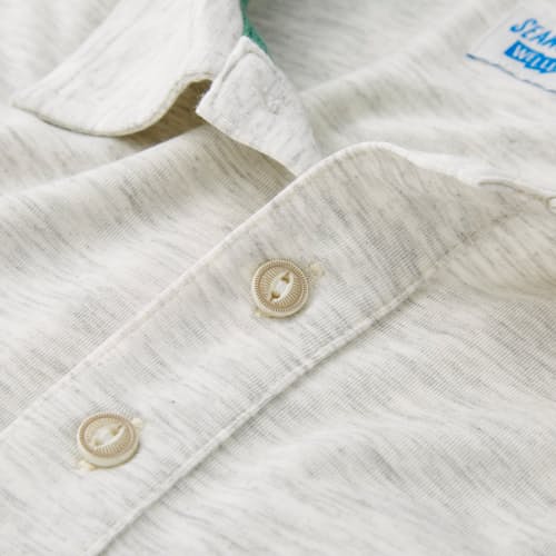 laydown image of Seawool Polo Shirt