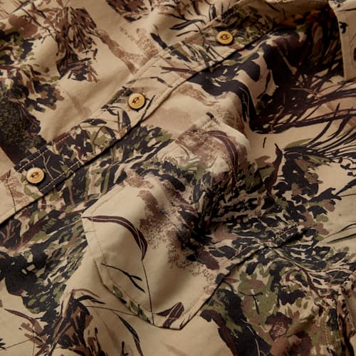laydown image of Duck Paradise Short Sleeve Shirt