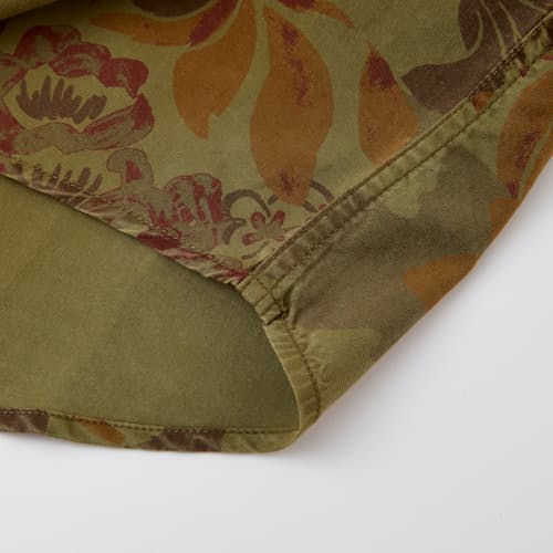 laydown image of Floral Camo Short Sleeve Shirt