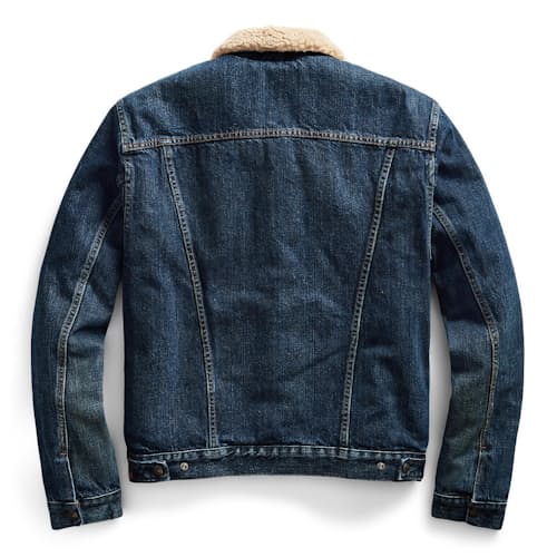 laydown image of High Pile Trucker Jacket