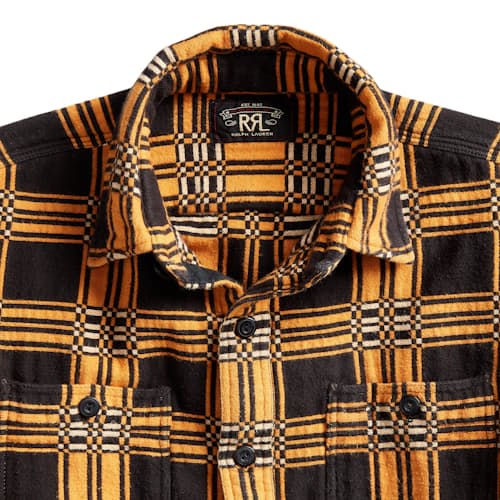 laydown image of Farell Jacquard Workshirt