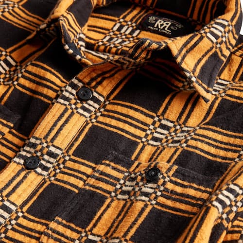 laydown image of Farell Jacquard Workshirt