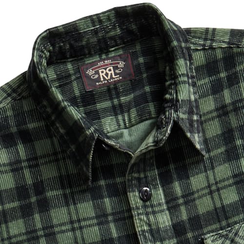 laydown image of Sweet Orr Corduroy Workshirt