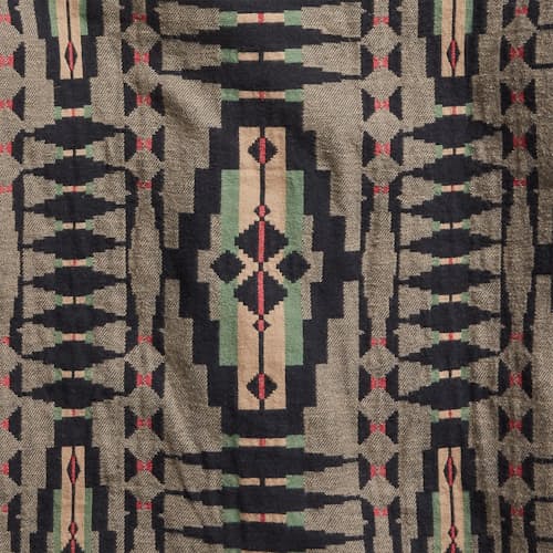 laydown image of Brown Bear Jacquard Overshirt