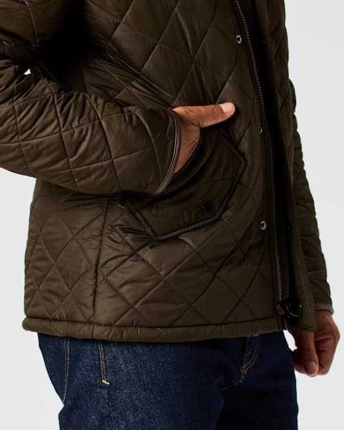 on model image of Powell Quilted Jacket