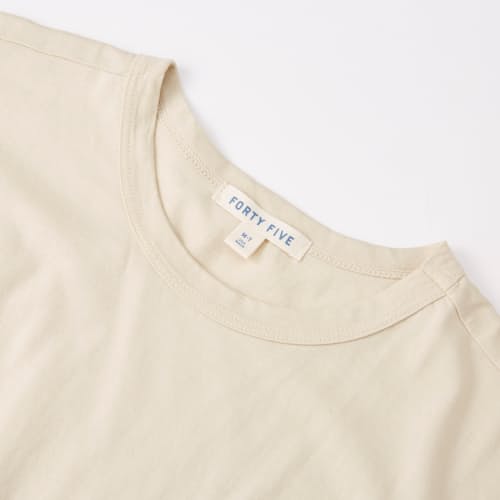 laydown image of Supima Crew T-Shirt - Tall