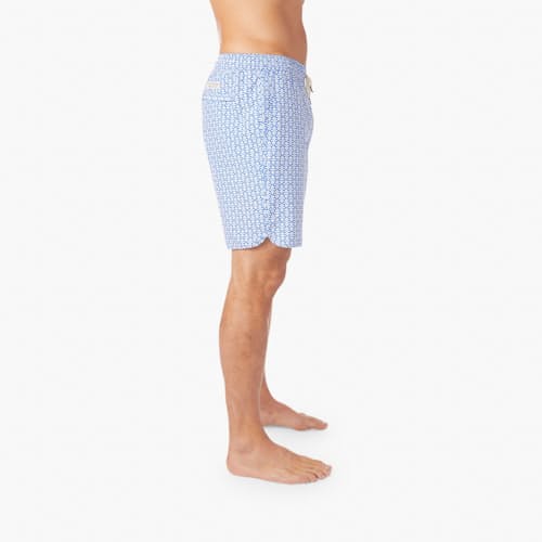 laydown image of Anchor Swim Short - Lined 8"
