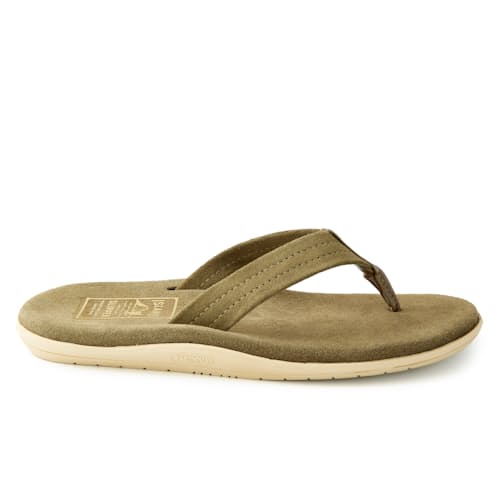 laydown image of Classic Ultimate Suede Flip Flop