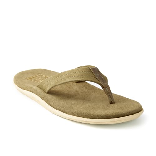 laydown image of Classic Ultimate Suede Flip Flop