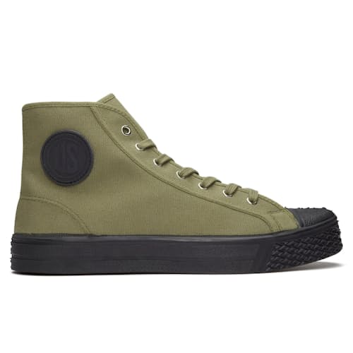 laydown image of Military High Top Sneaker