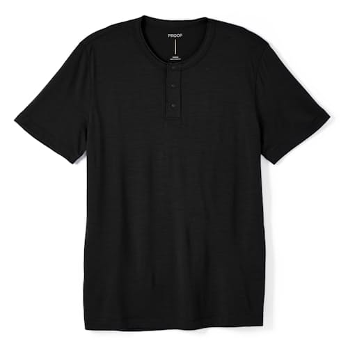 laydown image of 72-Hour Merino Short Sleeve Henley