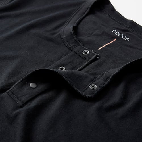 lifestyle image of 72-Hour Merino Short Sleeve Henley