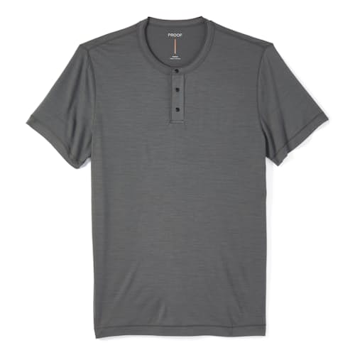 laydown image of 72-Hour Merino Short Sleeve Henley