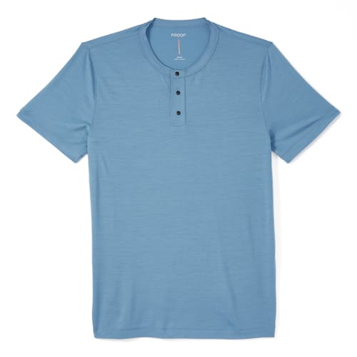 laydown image of 72-Hour Merino Short Sleeve Henley