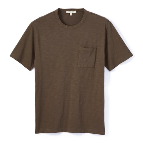 laydown image of Slub Pocket T-Shirt