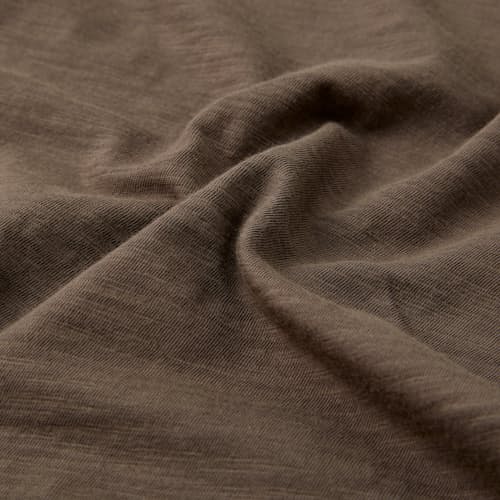 laydown image of Slub Curved Hem T-Shirt