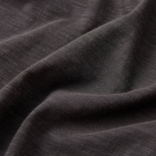 lifestyle image of Slub Curved Hem T-Shirt