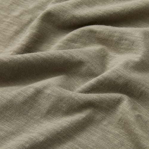 lifestyle image of Slub Curved Hem T-Shirt
