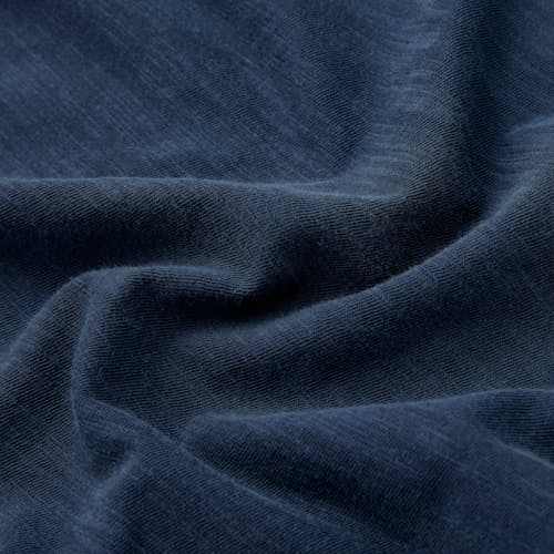 laydown image of Slub Curved Hem T-Shirt