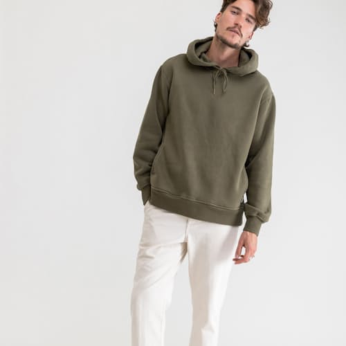 laydown image of Classic Fleece Hoodie