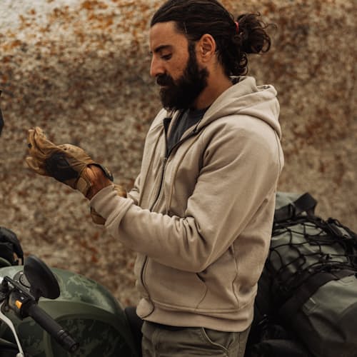 laydown image of 10-Year Full Zip Hoodie
