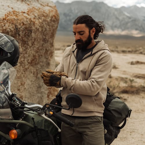 laydown image of 10-Year Full Zip Hoodie