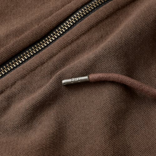 laydown detail image of 10-Year Full Zip Hoodie